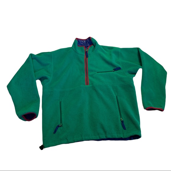 Patagonia Vintage reversible fleece pullover Jacket Sz L - Picture 4 of 10